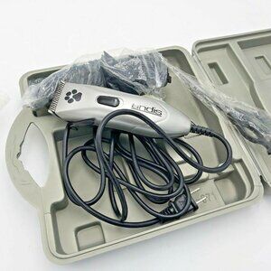 Andis Pet Trimmer Model PM-3 with 8 Adapters Varying Lengths Scissors Hard Case
